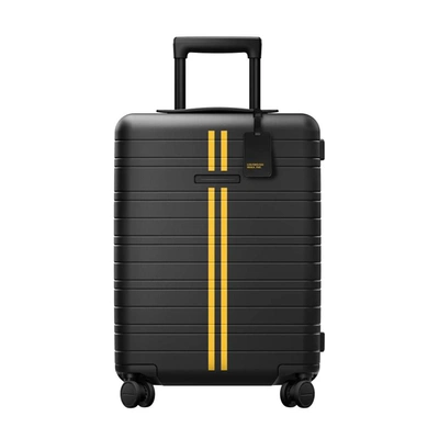 Horizn Studios H5 Lagos Edition Cabin Luggage In Black,lagos Yellow