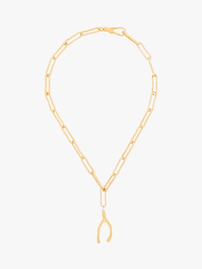 Shop Alighieri Gold-plated Past Follies Necklace