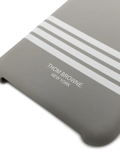 Shop Thom Browne 4-bar Iphone 11 Pro Max Case In 035 Med Grey