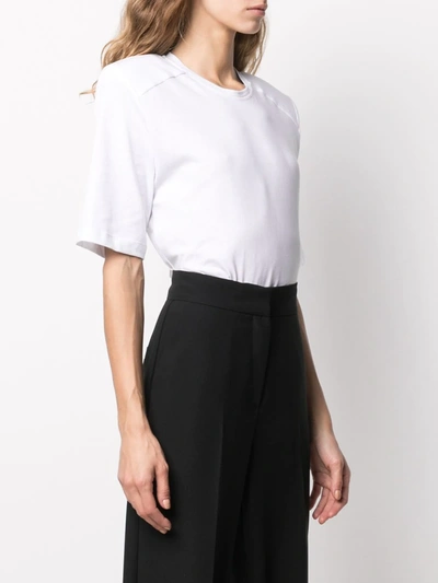 Shop Federica Tosi Shortsleeved T-shirt Body In White