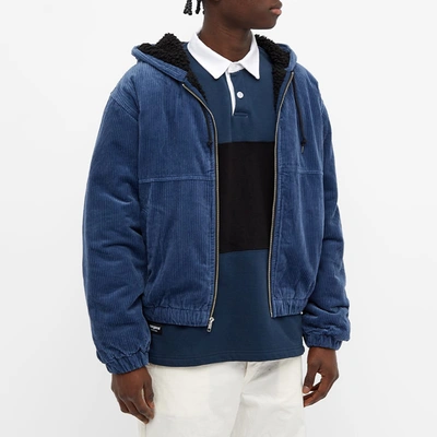 Wide Wale Work Jacket In Blue
