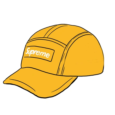 Pre-owned Supreme  Dry Wax Cotton Camp Cap Yellow