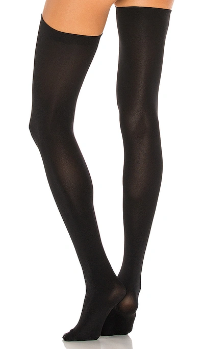 Shop Wolford Fatal 80 Seamless Tight In Black