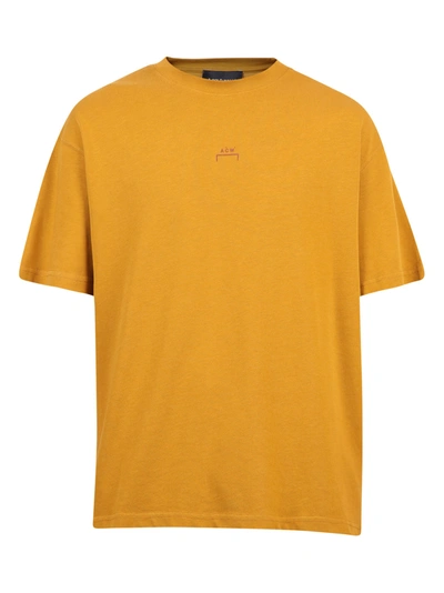 Shop A-cold-wall* Printed T-shirt In Yellow