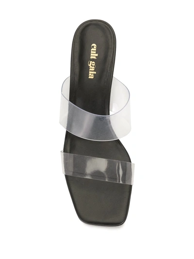 Shop Cult Gaia Suri Transparent-strap Sandals In Black