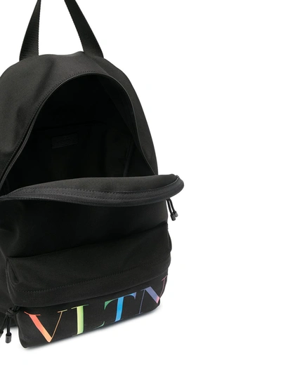 Shop Valentino Vltn Times Backpack In Black
