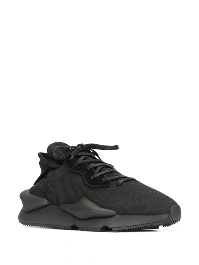 Shop Y-3 Kaiwa Low Top Sneakers In Black