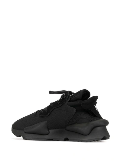 Shop Y-3 Kaiwa Low Top Sneakers In Black