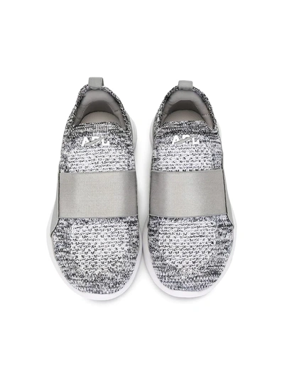 Shop Apl Athletic Propulsion Labs Mélange-effect Slip-on Sneakers In Grey