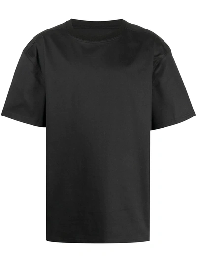 Shop Maharishi Structured Shoulders T-shirt In Black