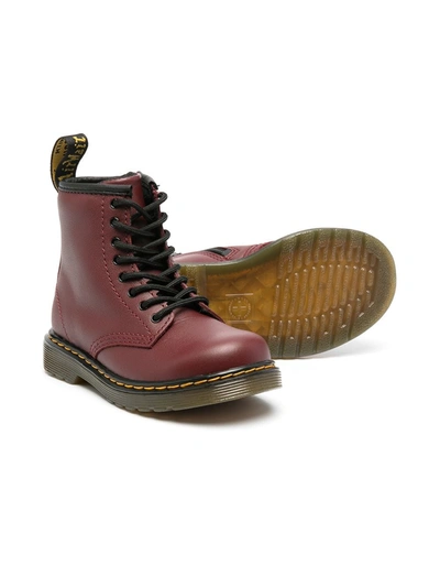 Shop Dr. Martens' Lace-up Ankle Boots In Red