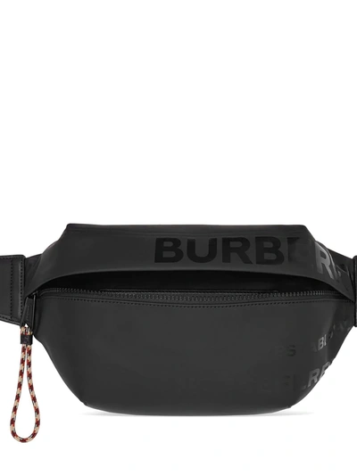 Shop Burberry Horseferry Print Bum Bag In Black