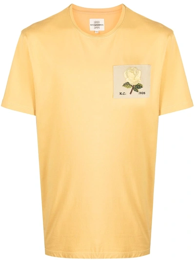 Shop Kent & Curwen 1926 Cotton T-shirt In Yellow