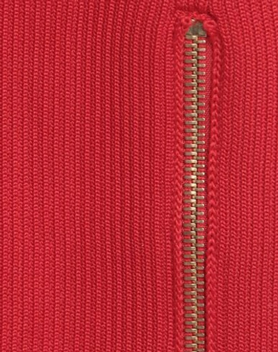 Shop Gcds Woman Mini Skirt Red Size Xs Polyester, Elastane