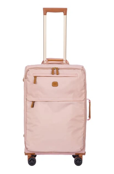 Shop Bric's X-bag 25-inch Spinner Suitcase In Pink
