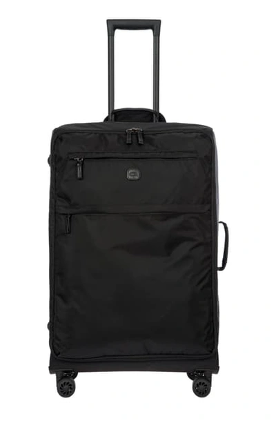 Shop Bric's X-bag 30-inch Spinner Suitcase In Black/ Black