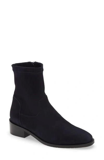 Shop Aquatalia Fallan Weatherproof Bootie In Navy