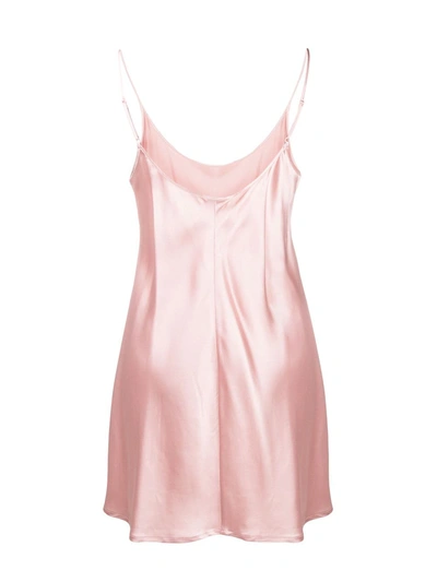 Shop La Perla Silk Short Slipdress In Pink