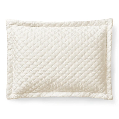 Shop Ralph Lauren Argyle Sateen Throw Pillow In Parchment