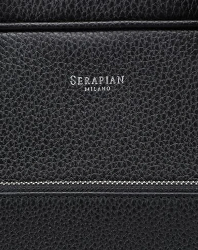 Shop Serapian Work Bag In Black