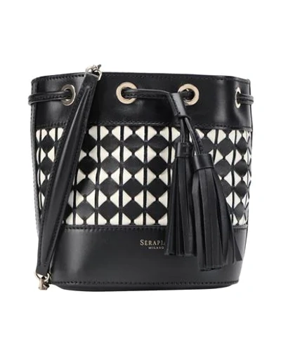 Shop Serapian Handbags In Black