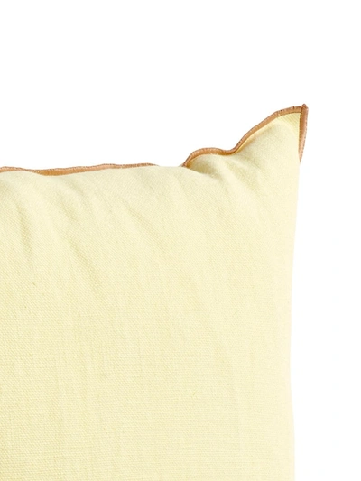 Shop Hay Outline Two-tone Cushion In Yellow