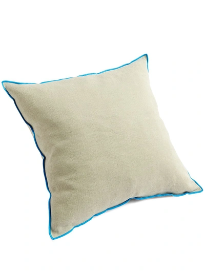 Shop Hay Outline Two-tone Cushion In Grey