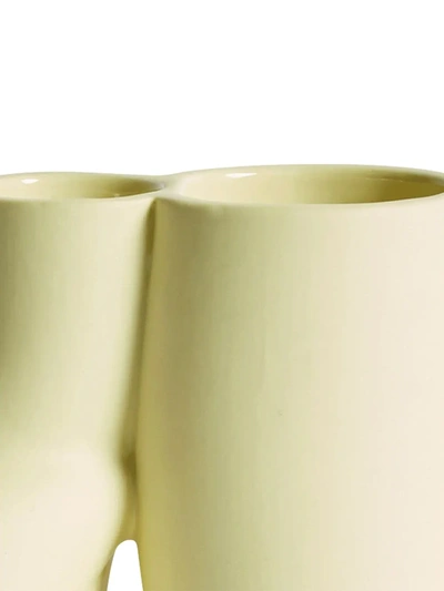 Hay Chubby Porcelain Vase 20cm In Yellow