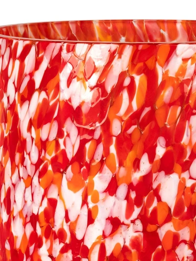 Stories Of Italy Macchia Murano Glass Vase 20cm In Red