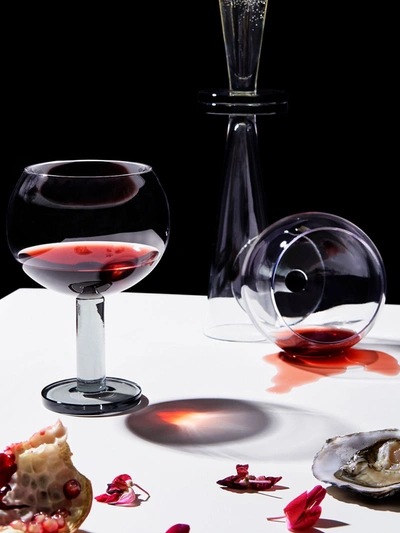 Tom Dixon Puck Balloon Wine Glasses (set Of 2) In White