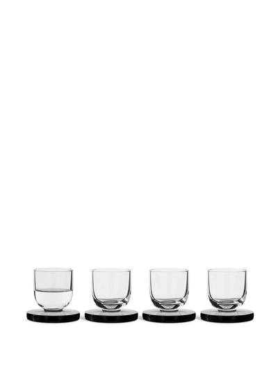 Shop Tom Dixon Puck Shot Glasses (set Of 4) In White