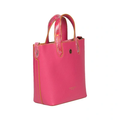 Shop Cuoiofficine Lavinia In Fuchsia