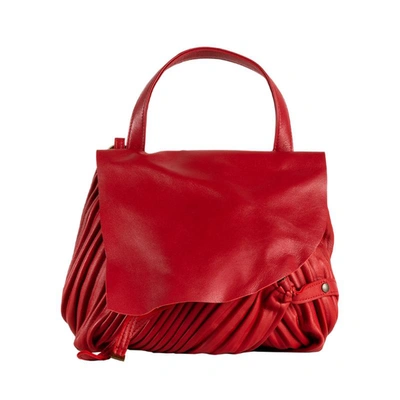 Shop Mialuis Pleated Minu' In Red