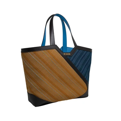 Shop Athison Andolla In Light Brown And Blue