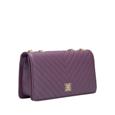 Shop Bergamasco Pelle Maddie In Purple