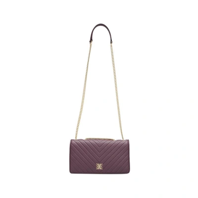 Shop Bergamasco Pelle Maddie In Purple