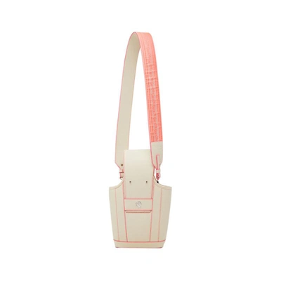 Shop Chiara Daverio Doven In White And Fuchsia