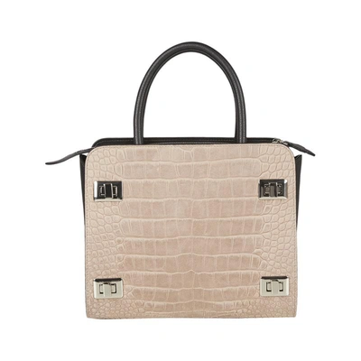 Shop Alessio Ravaioli Aspis Medium In Taupe