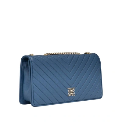 Shop Bergamasco Pelle Maddie In Blue