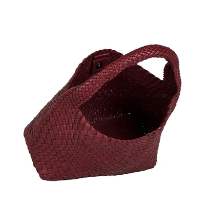 Shop Piero Via Palagina Oblo In Light Burgundy