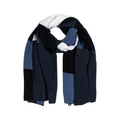 Shop Barna Cashmere Quadri In Blue