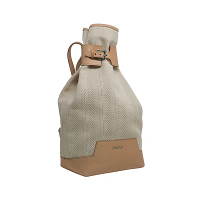 Shop Athison Veglia In Cream And Light Brown