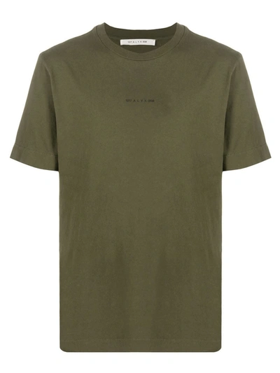Shop Alyx Green Cotton T-shirt In Verde