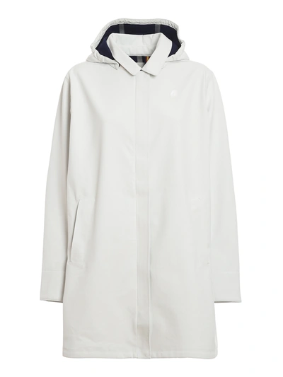 Shop K-way Mathilde Bonded Coat In White