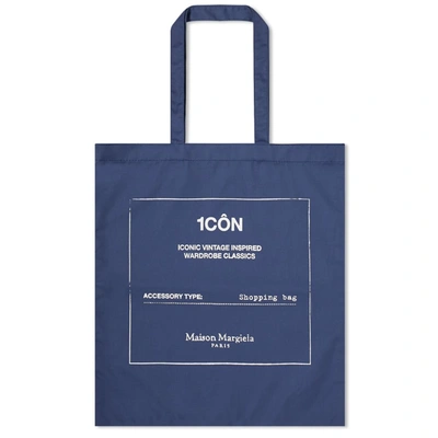 Shop Maison Margiela Icon Tote Bag In Blue