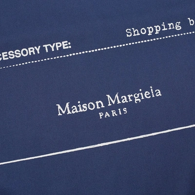 Shop Maison Margiela Icon Tote Bag In Blue