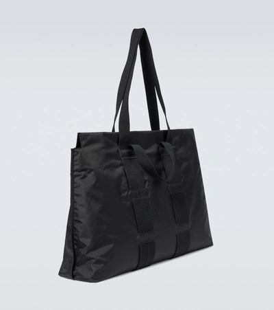 Shop Acne Studios Arvid Plaque Face Nylon Bag In Black