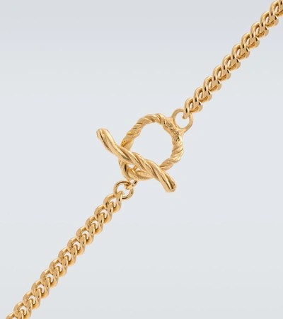 Shop Elhanati X Ring Charm Necklace In Gold