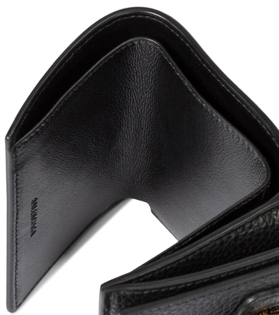 Balenciaga Neo Classic City Mini Leather Wallet In Black