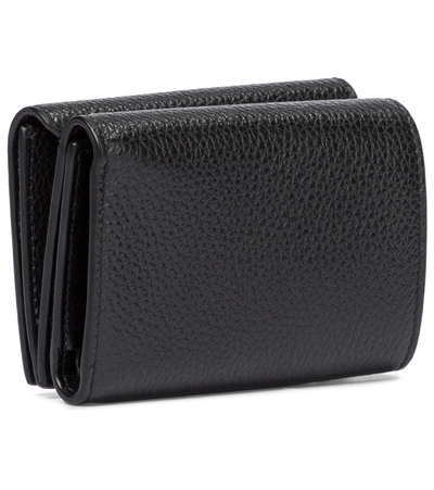 Balenciaga Neo Classic City Mini Leather Wallet In Black